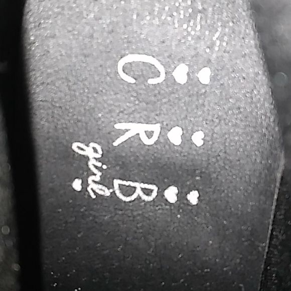 CRB girl Black Zip Up booties 5 - Picture 3 of 4